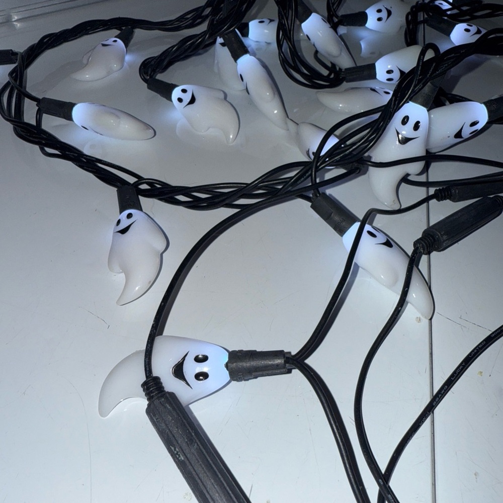 Member's Mark 16 Function LED Ghost Lights 40 Light Strand Indoor/Outdoor Works - Picture 2 of 6